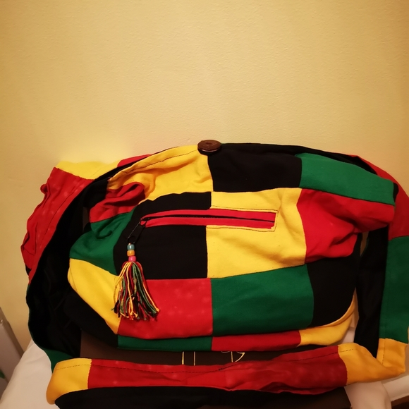 Bob Marley Cross Bag _ red, green, and gold - Picture 3 of 3